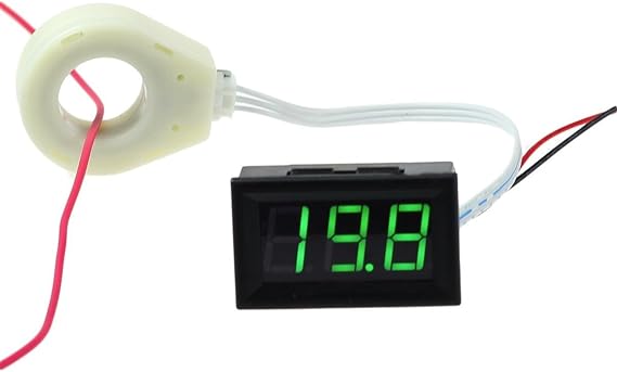 AILI DC Hall Sensor Through-hole Forward Reverse Current 5-120V -400A~+400A Meter Easy Install