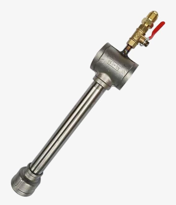 Propane Gas Forge Furnace Burner, High Pressure Cast-Iron Burner Head, Burner Assembly Flame Control System, Propane Burner Replacement, Blacksmith Knife Making