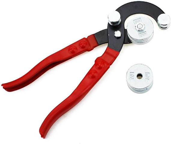 COOLHOOD Pipe Bender- Hand Tubing Bender- for for 1/4 5/16 3/16 3/8 Inch Tubes Heavy-Duty Tube Bending Tools Carbon Steel Tube Bending Tool