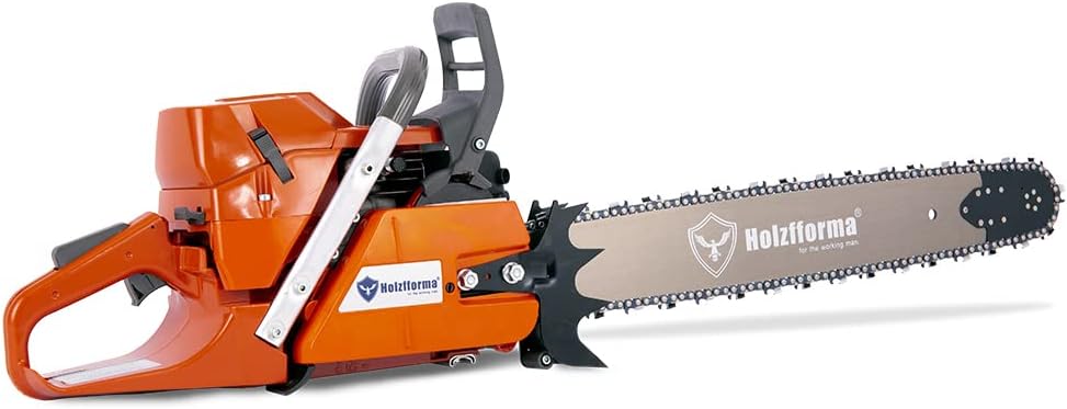 Holzfforma 71cc G372 50mm Bore Gasoline Chainsaw Powerhead with 24 84DL 38 58 Guide Bar and Saw Chain All Parts Compatible with NH872 Chainsaw