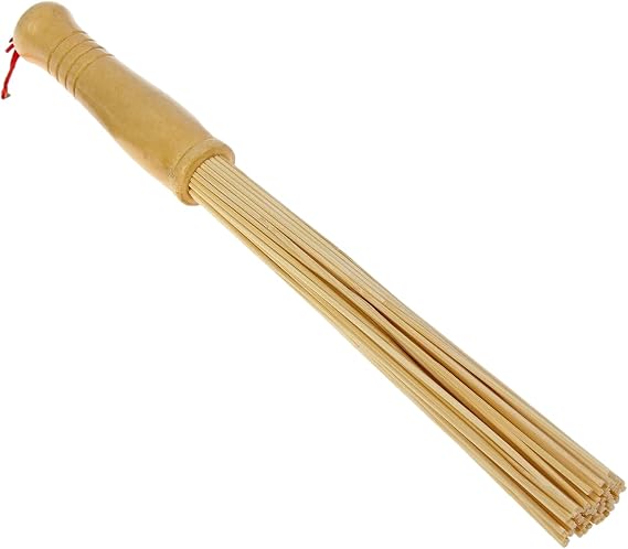Massage Bamboo Broom for Sauna and Banya - Relaxing Massage Cellulite Massager - Asian Massage Tools for SPA