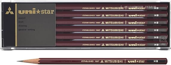 Mitsubishi Pencil Uni Star 6-sided HB USHB Pencil