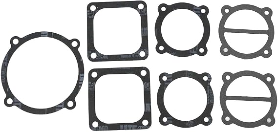 7-Piece Air Compressor Valve Plate Gasket and Washer Kit for Campbell Hausfeld 2065 Series – Cylinder Head Base Seal Set
