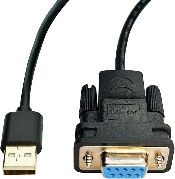 DSD TECH SH-RS232G USB to Serial DB9 Female Cable Built-in FTDI FT232RL Chip