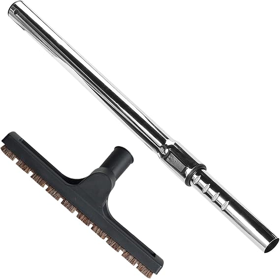 Eagles Hardwood Floor Brush with 1-1/4" Extension Wands Remplacement for most Vacuum Cleaner Accepting 1-1/4" Attachment
