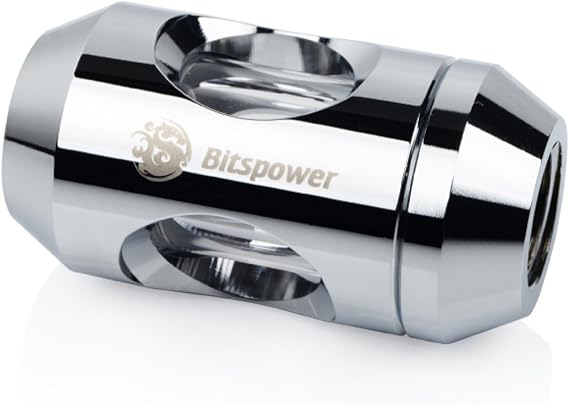 Bitspower G1/4" In-Line Filter, Silver Shining