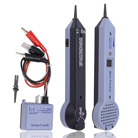 Network Cable Tracing Tester Kit Audio Adjustable Induction Amplifier Cable Toner Detector Kabel Tracer Toner and Probe kit Circuittesters Tone Generator and Stromprufer