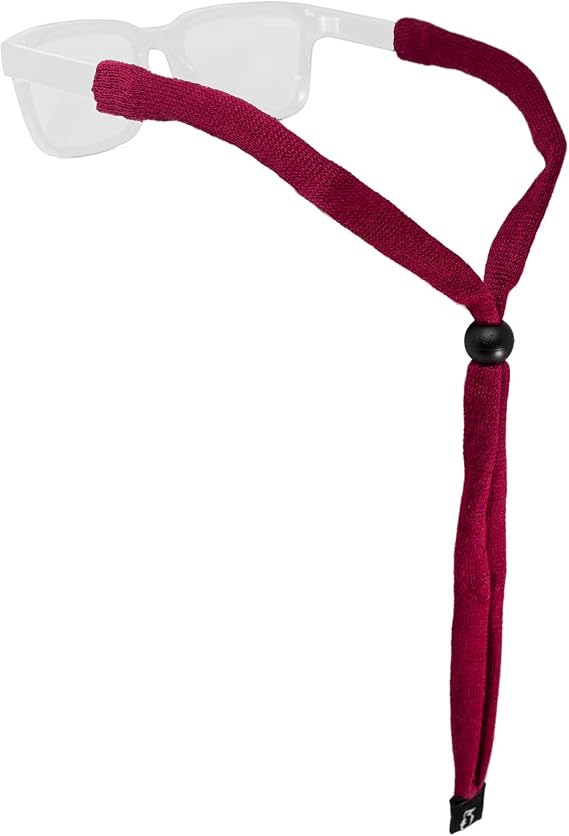 Chums Original Frame Cotton Retainer - Unisex Eyewear Keeper for Sunglasses & Glasses - Adjustable Fit & Made in USA