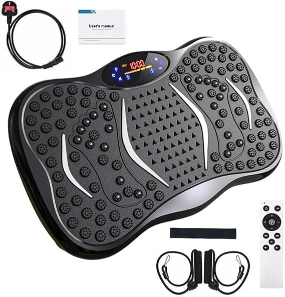 Vibration Plate Exercise Machine, 120 Speeds 5 Modes