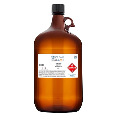 Lab Alley Methanol 99%, LC/MS Grade - 4 Liters