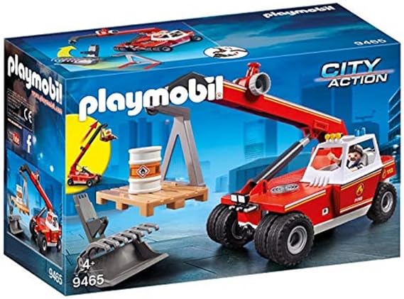 Playmobil Fire Crane Multicolor