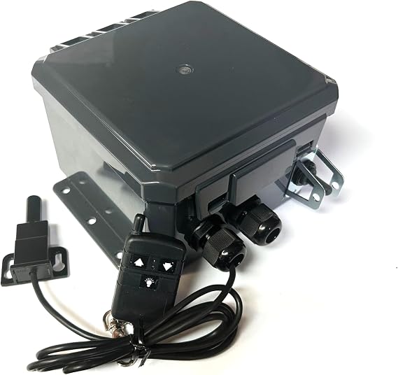 Boat Lift RF Remote Control System, 120VAC Single Phase, Capacitor Start (4-Wire) AC Motor Reversing with Limit switches