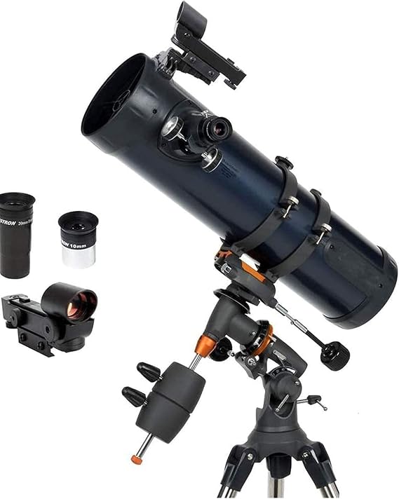 Telescope Telescope Reflector Telescope for Beginners Fully Coated Glass Optics Adjustable Height Tripod Telescope