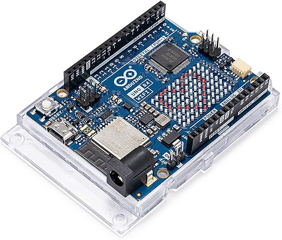 Arduino UNO R4 WiFi [ABX00087] - Development Board with ARM Cortex-M4 Microcontroller and Integrated WiFi Ideal for IoT Projects Automation and Connected Applications with Arduino IDE.