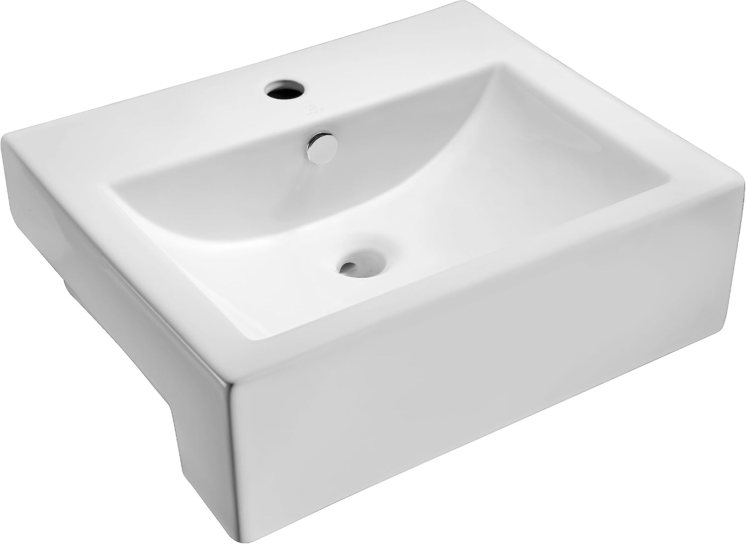 Vitruvius Ceramic Vessel Sink in White