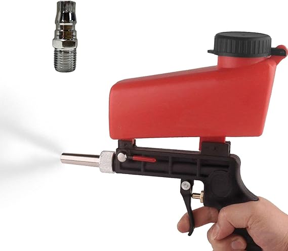 Sand Blasters Handheld Blasting Nozzle Machine | High-Pressure Sandblasting Machine for Furniture Automotive Metalworking Woodworking Industry Home Garage Workshop