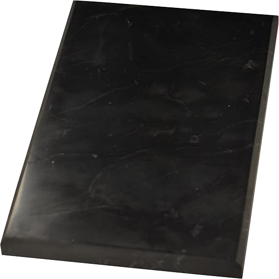Shungite World Shungite Tile Unpolished 100x150 mm / 3.93"x5.90" from Real Karelian Shungite Stones Shungite Slab Plate Shungite Crystal Charging Plate Mineral Decor Coaster Healing Crystal Plates