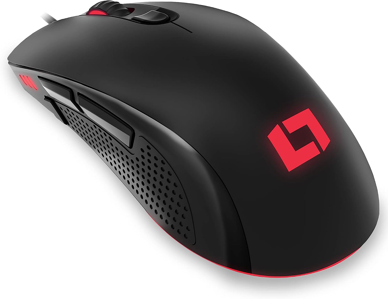 Lioncast LM60 Pro Gaming Mouse for FPS MMO and MOBAs (RGB PMW3389 Optical Sensor 16000 DPI High-Performance Grip USB)