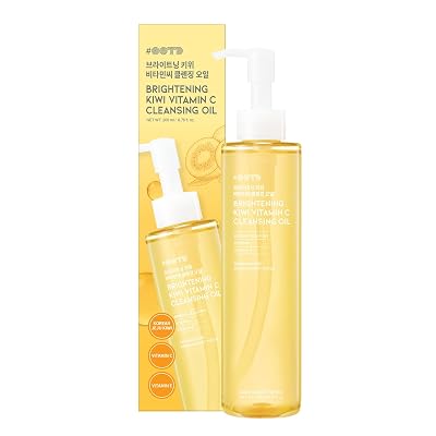 #OOTD Kiwi Vitamin C Hydrating Mild Lightweight Oil Cleanser for Face Cleansing Makeup Remover Kiwi Vitamin C Cleansing Oil 200ml  6.76 Fl. Oz.