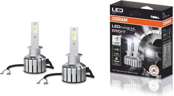 Osram H1 LED Xenon Kit Ledriving Hl Bright 300% More Light / 12V (For 2 Headlights) with 4 Years Warranty [Energy Class A]
