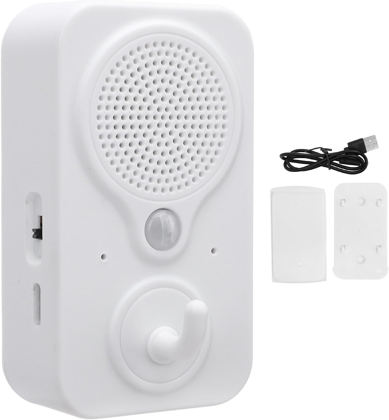 Motion Activated Sound Player, Welcome Doorbell DIY Voice Recordable PIR Infrared Motion Sensor Activated Voice Player, Body Detector for Door Greeter, Entry Alert