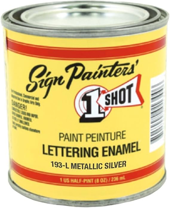 1 Shot 193-l Metallic Silver 8oz