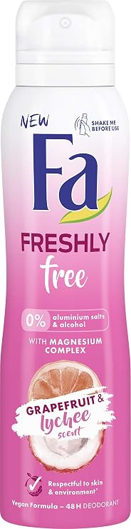 Fa Freshly Free Greyfurt & Liçi Deosprey 150 ml Kadın