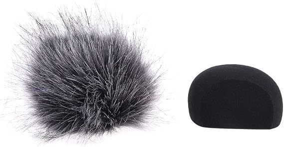 Foams Sponge Microphone Cap Mic Cover Soft Foam Filter Sponge Grill Windscreen Protect For ZOOM H5 H6 Furry Windscreen Muff
