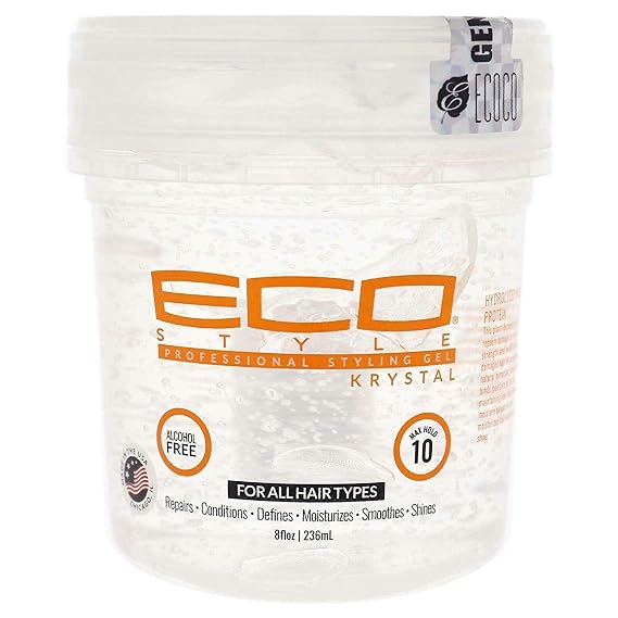 Eco Style Professional Styling Gel Krystal, 8 Ounce