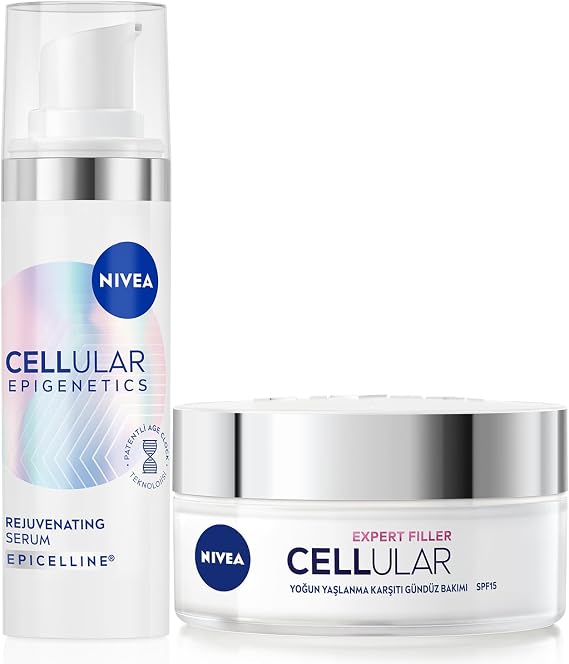 Cellular Epigenetics Rejuvenating Yaşlanma Karşıtı Serum 30ml ve Cellular Expert Filler Gündüz Kremi
