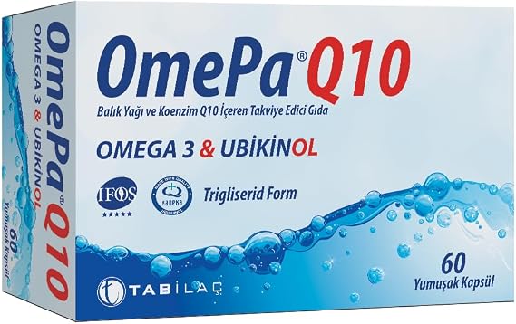 Omepa Q10 Omega3 & Ubiquinol 60 Kapsül