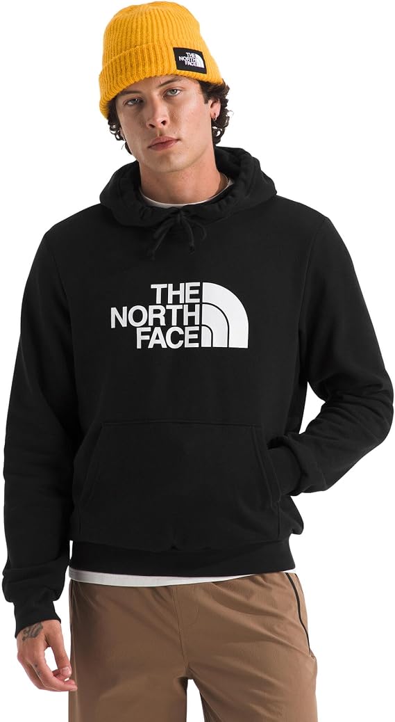 THE NORTH FACE Men's Evolution Half Dome Hoodie | Sweatshirt With 2 Piece Hood, Adjustable Drawcord, Kangaroo Hand Pocket