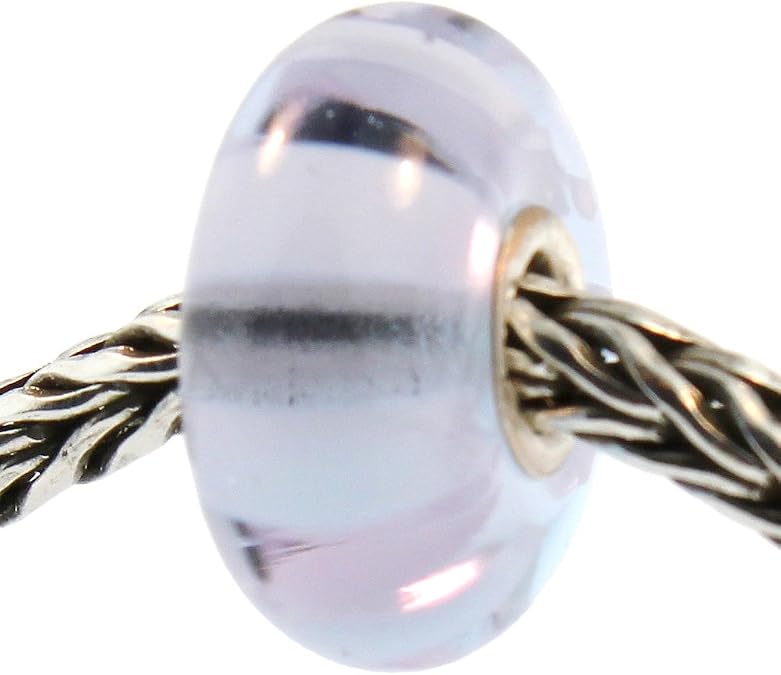 TROLLBEADS Authentic Glass 61380 Lavender Stripe