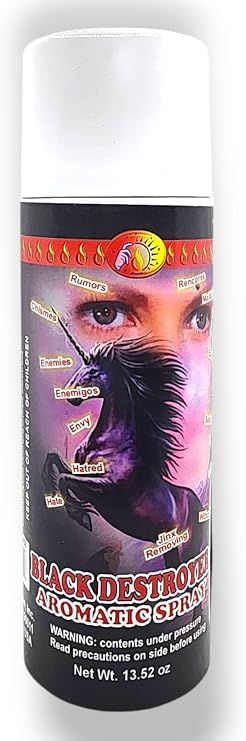 Black Destroyer Spray (Destructor Negro)-Spiritual Intention Magick Spray 13.52 oz