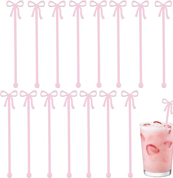 15 Pieces Cocktail Stirrers, 14.9 cm Acrylic Reusable Stirrers for Cocktails, Coffee, Juice, Stirrers for Home and Bar Use