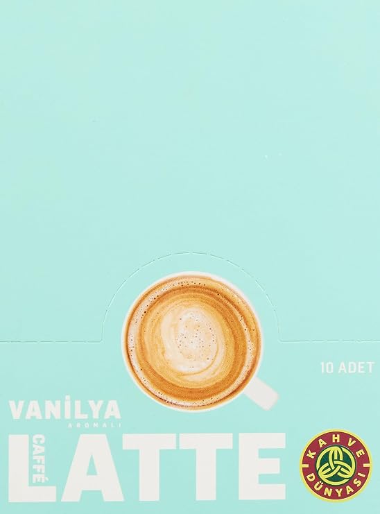 Coffee World Special Series Hot Vanilla Flavored Caffe Latte, 10-pack