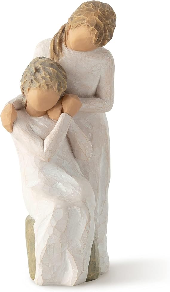 Willow Tree Loving My Mother, Sculpted Hand-Painted Figure | Cast from a Susan Lordi Original Carving, Celebrates Extended Family Bonds, Parents and Children, Meaningful Keepsake Gift