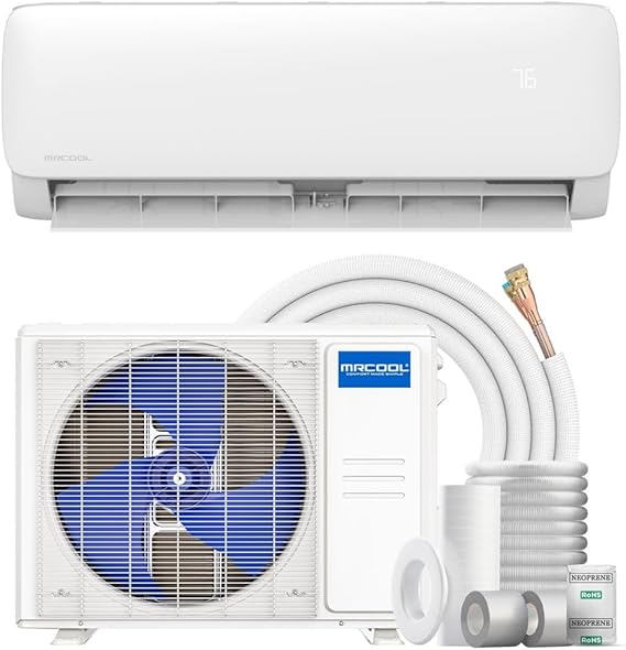 MrCool Easy Pro 24k BTU 18.9 SEER2 Ductless Heat Pump Split System 5th Generation - DIY Mini Split w/ 16ft Lineset & by IWAE
