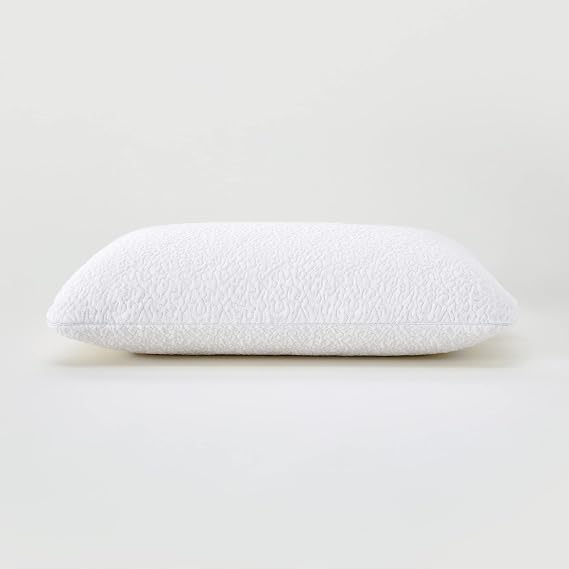 Sijo Cooling Latex Pillow, 100% Talalay Latex, Best Cooling Award Winner by Sleep Foundation, Ultra Soft, Medium Support, Perfect for Back and Stomach Sleepers (Standard)
