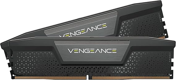 Corsair Vengeance DDR5 RAM 64GB (2x32GB) 6000MHz CL40-50-50-96 1.35V Intel XMP 3.0 Computer Memory Black (CMK64GX5M2D6000C40)