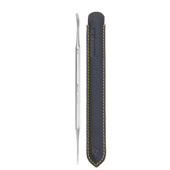 GERMANIKURE Multifunctional Spatula, Cleaner, Pusher in Leather Case, Pedicure Tool Made in Solingen Germany