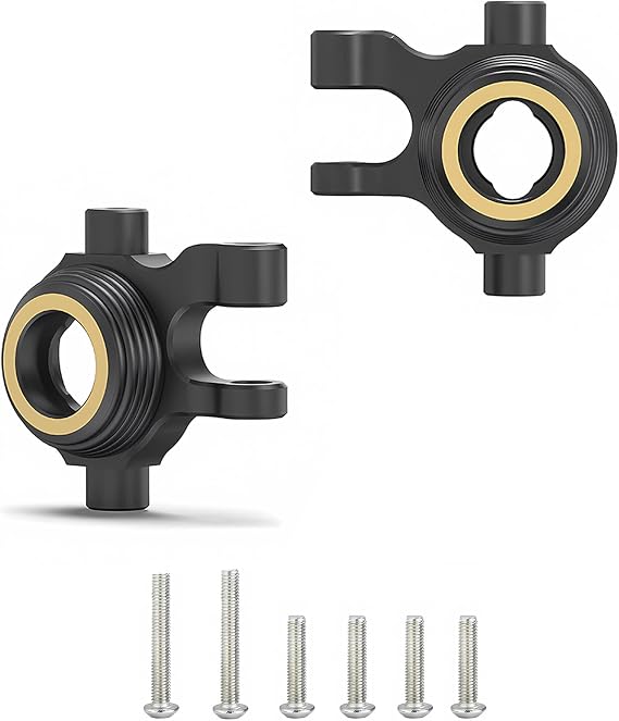 TRX4M Brass Steering Knuckles 15.6g Blocks for 1/18 RC Crawler TRX4M Upgrades 97054 Defend 97074 Bronc 2Pcs