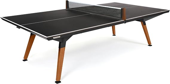 CORNILLEAU - Origin Outdoor Table - Design Ping-Pong Table - Made in France - Convertible - Black