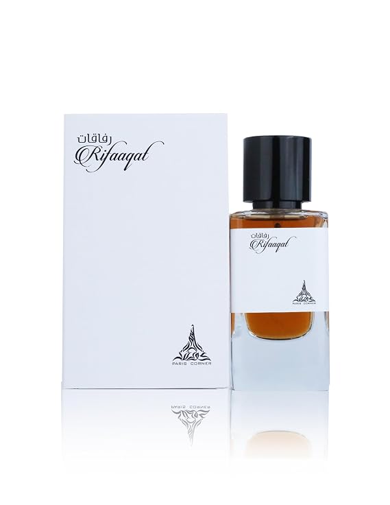 Paris Corner | Rifaaqat Unisex EDP 2.8 Fl Oz | A Captivating Blend of Elemi, Pink Pepper, and Vanilla with Smoky Leather Notes | Sophisticated and Alluring Vanilla Perfume Experience