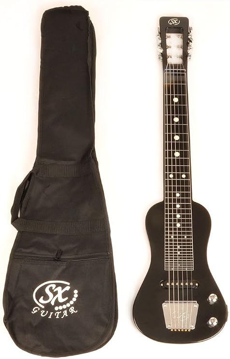 SX LAP 3 Black Lap Steel Guitar w/Free Carry Bag