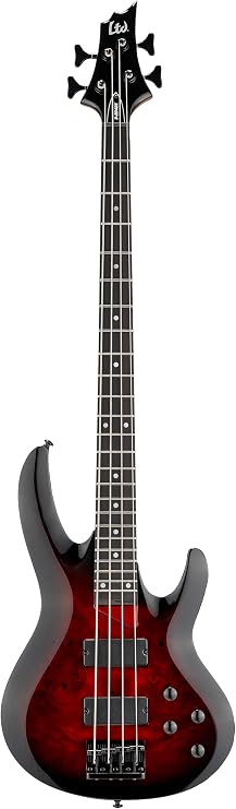 ESP LTD B-204DX Bass, Red Burst