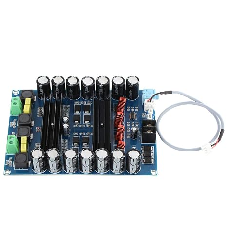 TPA3116D2 Audio Amplifier Board Dual Channel 150W+150W Stereo Digital Power Amplifier DC 12V24V Input Class D Amplifier Board for Speaker Systems