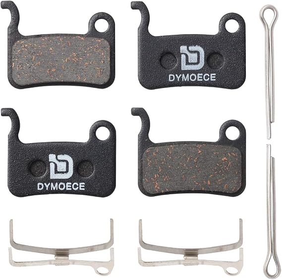 Bike Brake Pads 2 Pairs Disc Brake Pads for Zoom Shimano Deore XT | Bicycle Brake Pads for XTR LX SLX Hone Alfine Saint Ebike Mountain Road Bike Electric Bike Scooter