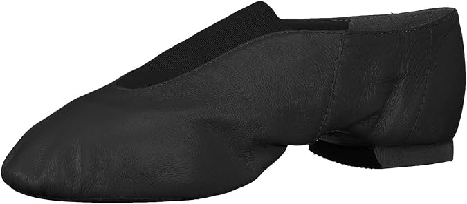 BLOCH Dance Jazz Women's Super Leather Strong Elastic Slip On Heavy Duty Neoprene Stretch Satin Dancing Shoes