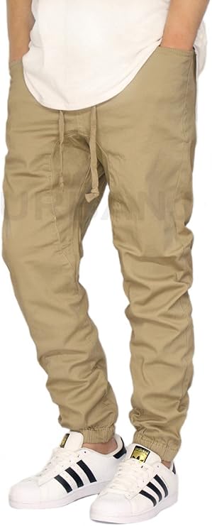 Victorious Men's Twill Drop Crotch Jogger Pants